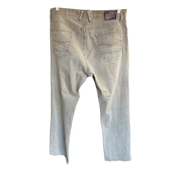 AGAVE Men Gringo Classic Straight USA Stretch Cotton Denim Jean 36x32 Olive - Picture 5 of 13